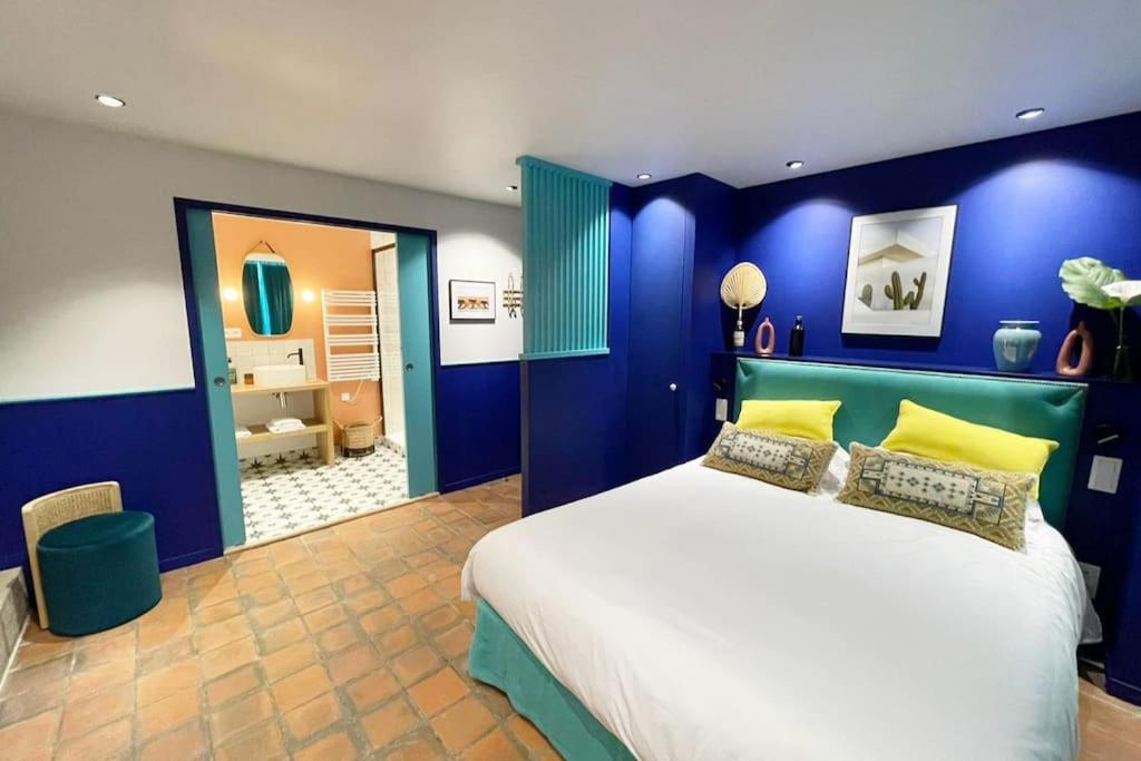 Chambre Majorelle - Rdc - Plage 50M - Rue Gratuite Saint-Malo Extérieur photo