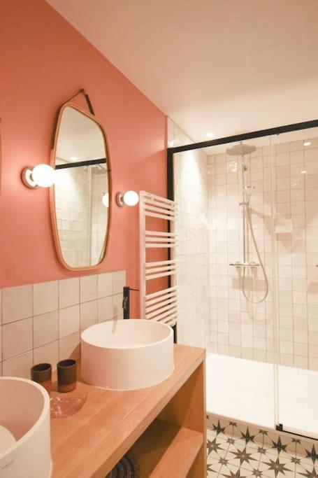 Chambre Majorelle - Rdc - Plage 50M - Rue Gratuite Saint-Malo Extérieur photo