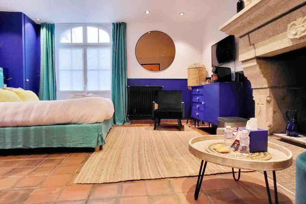 Chambre Majorelle - Rdc - Plage 50M - Rue Gratuite Saint-Malo Extérieur photo
