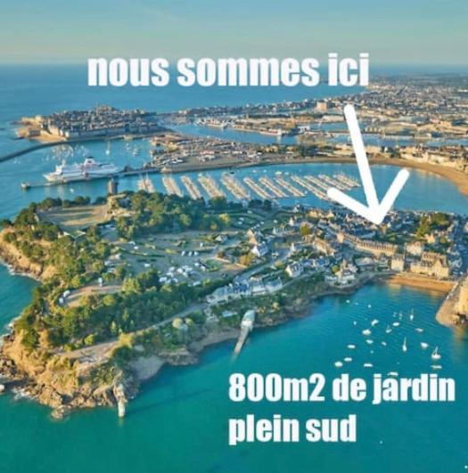 Chambre Majorelle - Rdc - Plage 50M - Rue Gratuite Saint-Malo Extérieur photo